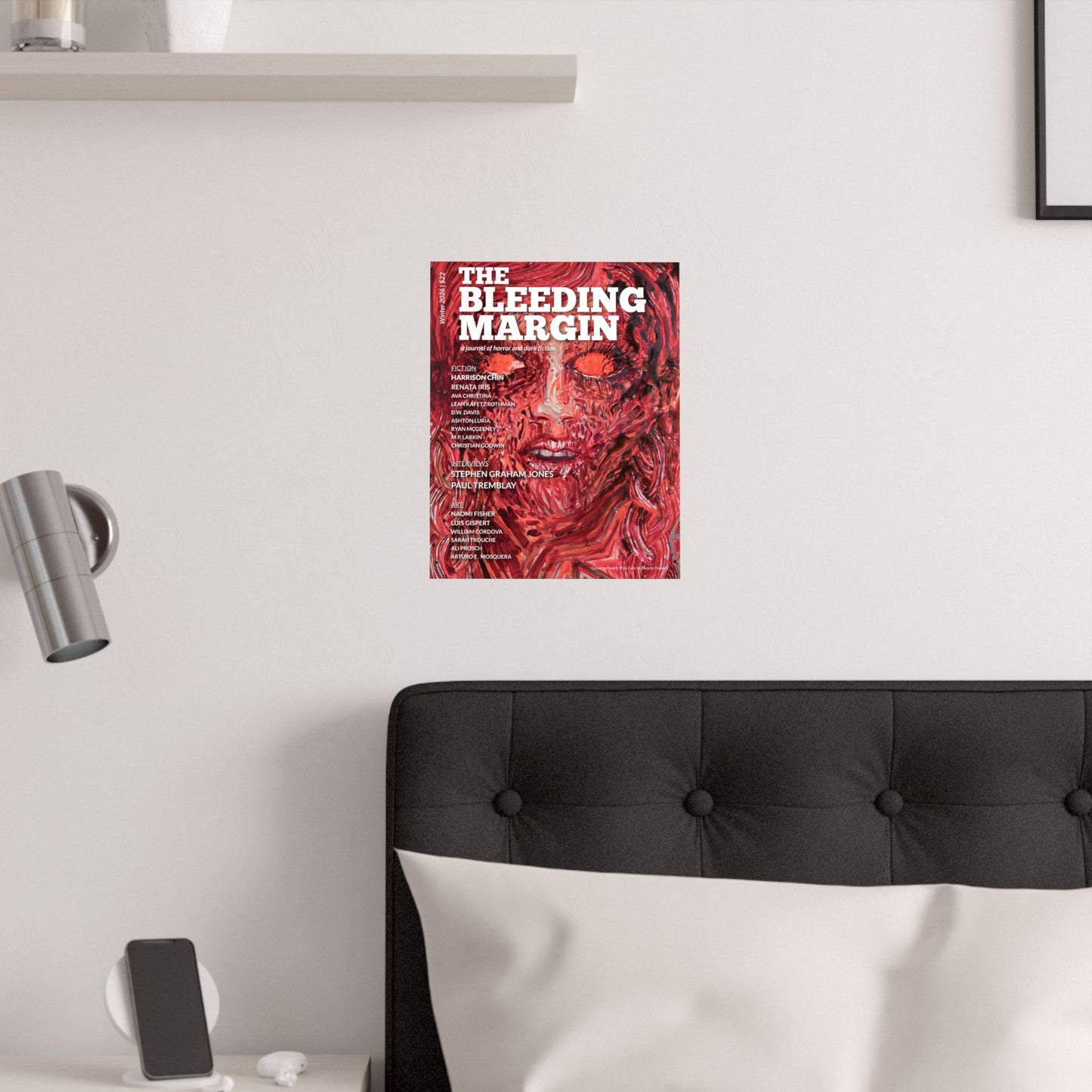 Satin Poster - "The Bleeding Margin" Issue No. 2