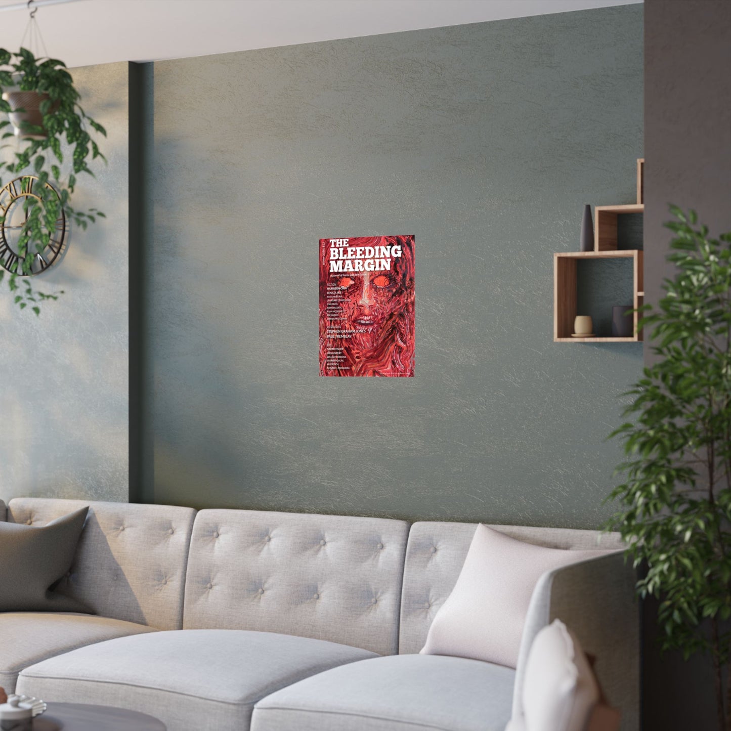 Satin Poster - "The Bleeding Margin" Issue No. 2