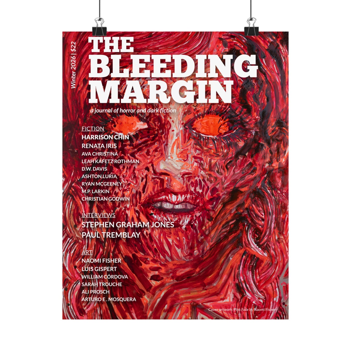 Satin Poster - "The Bleeding Margin" Issue No. 2