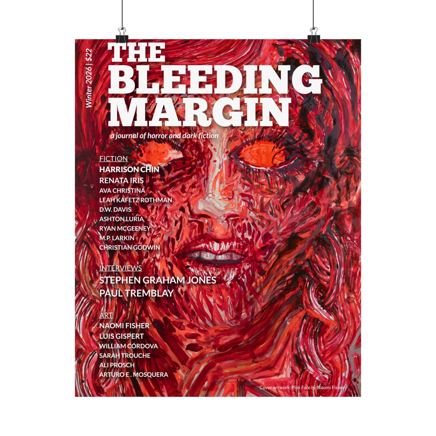 Satin Poster - "The Bleeding Margin" Issue No. 2